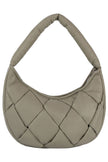 ecostitch Puffy Woven Hobo Shoulder Bag - My Store