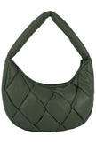 ecostitch Puffy Woven Hobo Shoulder Bag - My Store