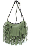 Fringe Hobo Crossbody Bag - My Store