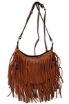 Fringe Hobo Crossbody Bag - My Store