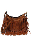 Fringe Hobo Crossbody Bag - My Store