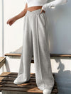 Elastic Waist Wide Leg Pants - My Store