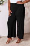 Double Take Full Size Smocked Wide Waistband Wide Leg Pants - My Store