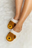 Melody Teddy Bear Print Plush Slide Slippers - My Store