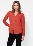 Women's Zip Up Shirt Blouse - My Store