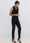 Women's Light Formal Sleeveless V-Neck Jumpsuit - My Store