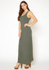 Women's Sleeveless Scoop Neck Maxi Dress - My Store