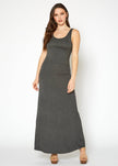 Women's Sleeveless Scoop Neck Maxi Dress - My Store