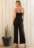 Women's Multi-color Binding Jumpsuit in Black - My Store