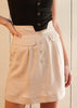 Women's High Waisted Utility Skirt in Sand - My Store