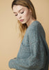 Women's Crewneck Pocket Front Sweater in Fall Sage - My Store