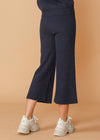 Women's Ribbed Crop Pants in Midnight - My Store