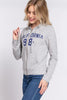 ACTIVE BASIC CALIFORNIA Zip Up Drawstring Long Sleeve Hoodie - My Store