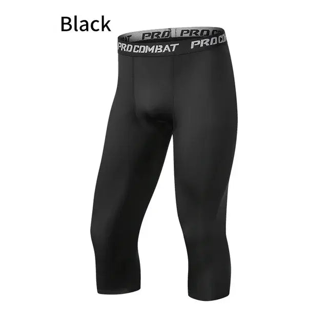 Men's Gym Running 3/4 Tights