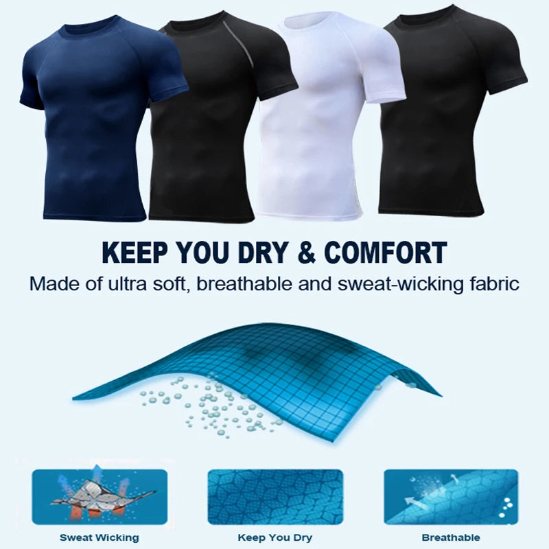 Compression Sport Shirt with Spider Print - My Store