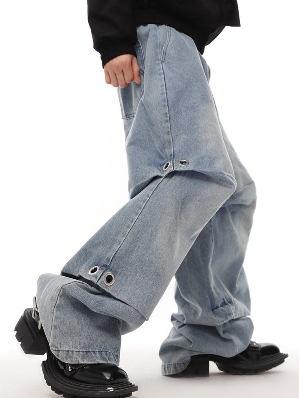 Light blue high wasted denim jeans - My Store