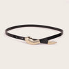 Patent Leather Snakeskin Snap Belt - My Store