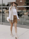 Skirt Suede Winter 2019 Women - My Store