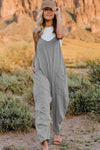 Double TakeV-Neck Sleeveless Jumpsuit with Pocket - My Store