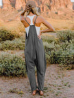 Double Take Full Size Sleeveless V-Neck Pocketed Jumpsuit - My Store