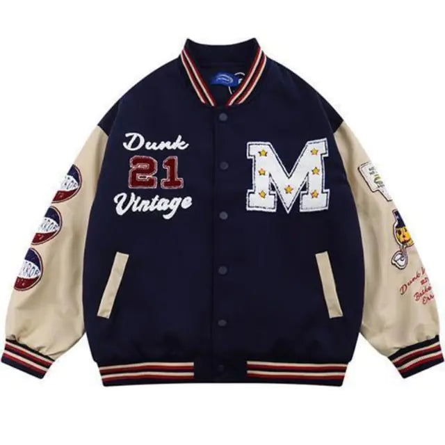 New American Retro Hip-hop Baseball Jacket - My Store