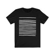 Mens T-Shirt with Lines in Black - My Store