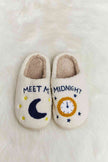 Melody Printed Plush Slide Slippers - My Store