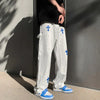 Streetwear Embroidery Baggy Jeans - My Store