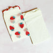 Dots And Strawberries Sheer Socks Set Of 2 Pairs - My Store