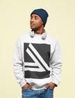 Men's Double Slanted Logo Crewneck Sweatshirt - My Store