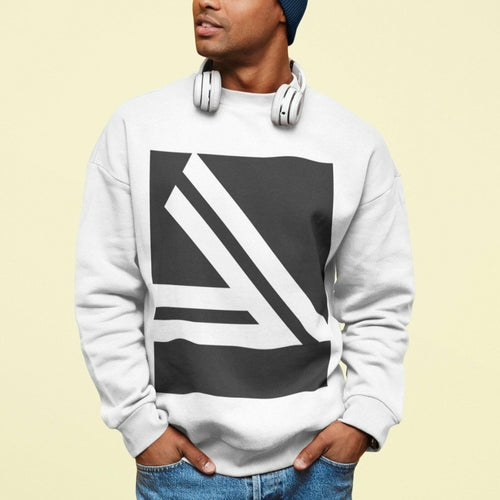 Men's Double Slanted Logo Crewneck Sweatshirt - My Store