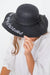 Black Follow Your Dreams Graphic Wide Brim Hat