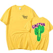 Cactus Print Couple Harajuku T-Shirts - My Store