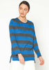 Women's Long Sleeve Crewneck Stripe Tee - My Store