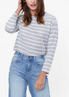 Women's Basic Crewneck Hi Lo Knit Top - My Store