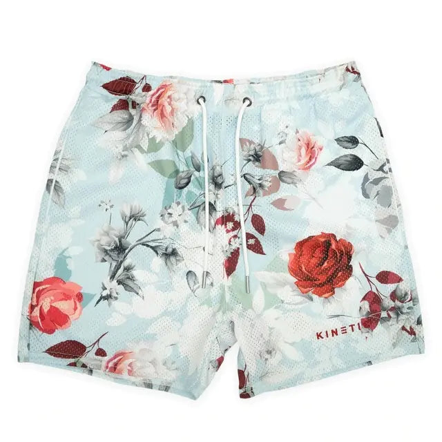 Summer New men short pant Rose Design Casual