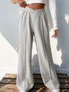 Elastic Waist Wide Leg Pants - My Store