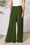 Double Take Full Size Smocked Wide Waistband Wide Leg Pants - My Store