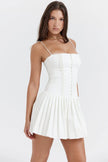 White Pleated Dress - My Store