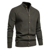 Button Mock Neck Men's Cardigan - My Store