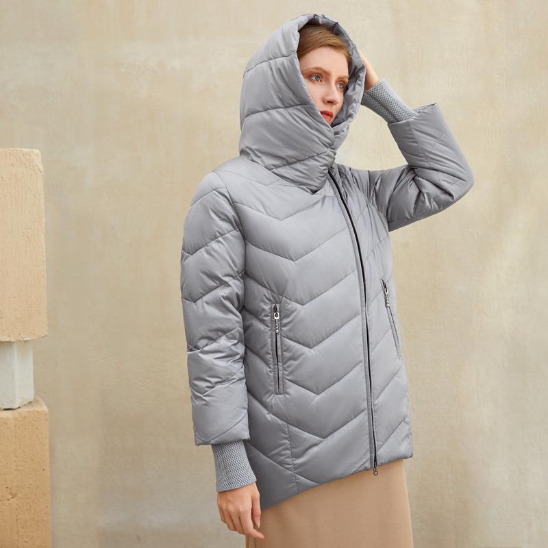 Hooded women winter coat Cotton warm parkas coat female Elegant causal - My Store