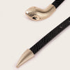 Patent Leather Snakeskin Snap Belt - My Store
