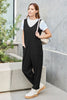 Double Take Full Size Sleeveless Straight Jumpsuit - My Store