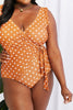 Marina West Swim Full Size Float On Ruffle Faux Wrap One-Piece in - My Store