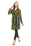 Multi Stripe Long Blazer - My Store