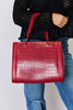 David Jones Texture PU Leather Handbag - My Store