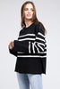 Ribbed Hem Stripe Sweater - My Store