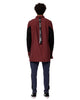 Konus Men's Slightly Oversize Button Up In Wine - My Store