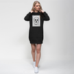 Skull and Cross Bones Premium Adult Hoodie Dress - My Store