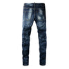 Men's Slim Hole Denim Jeans - My Store